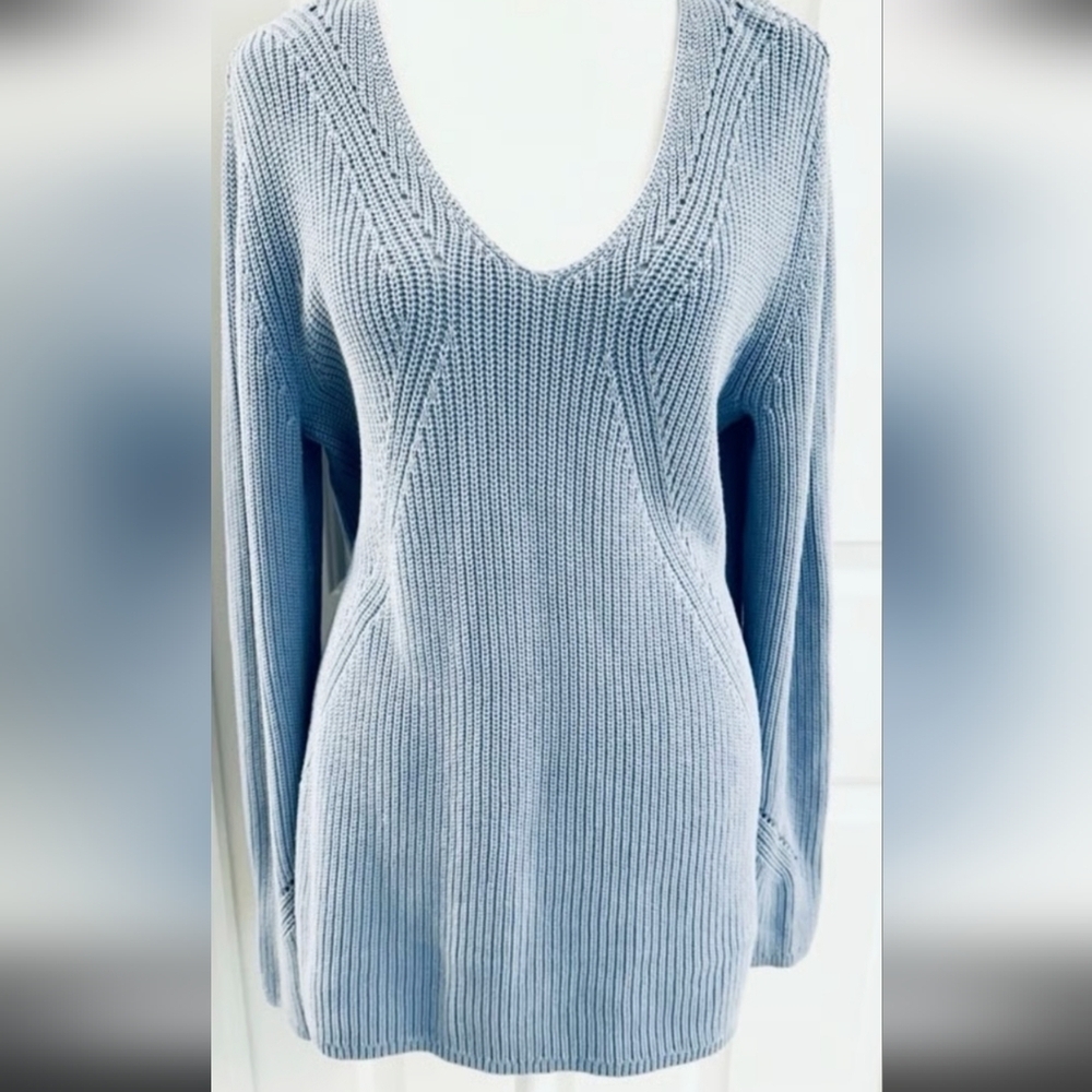 Talbots Navy Knit Sweater - Picture 6 of 6